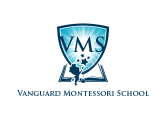Vanguard Montessori School  logo design by BeDesign