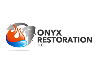 Onyx Restoration LLC logo design by megalogos