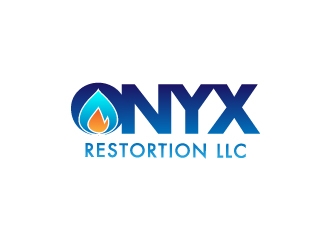 Onyx Restoration LLC logo design by KHAI