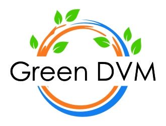 Green DVM logo design by jetzu