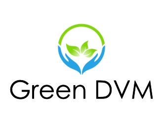 Green DVM logo design by jetzu