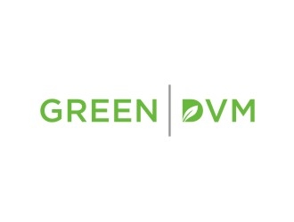 Green DVM logo design by Franky.