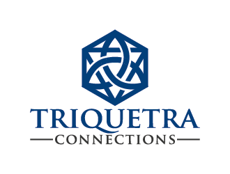 Triquetra Connections logo design by mhala