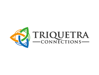 Triquetra Connections logo design by mhala