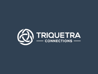 Triquetra Connections logo design by Janee