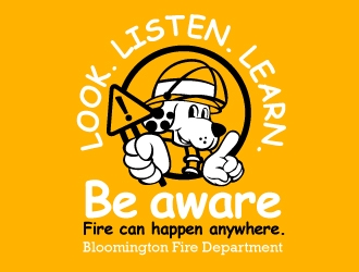 National Fire Prevention Week / Bloomington, Minnesota Fire Department logo design by dasigns