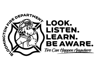 National Fire Prevention Week / Bloomington, Minnesota Fire Department logo design by jaize