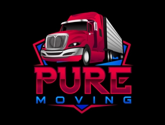 Pure Moving  logo design by DreamLogoDesign