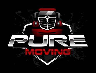 Pure Moving  logo design by DreamLogoDesign