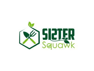 Sistersquawk or Sister Squawk  logo design by ROSHTEIN