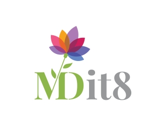 MDit8   logo design by rokenrol