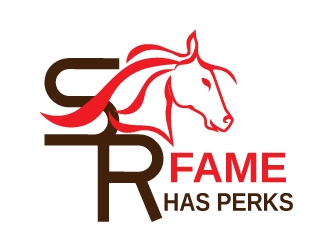 SR Fame Has Perks logo design by Suvendu