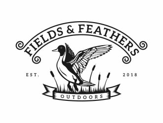 Fields & Feathers Outdoors logo design by Eko_Kurniawan
