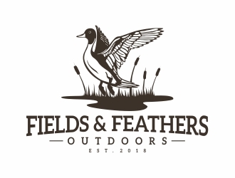 Fields & Feathers Outdoors logo design by Eko_Kurniawan