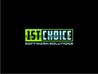 1st Choice Softwash Solutions  logo design by bricton