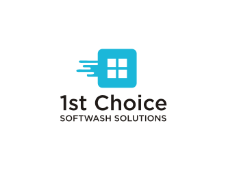 1st Choice Softwash Solutions  logo design by R-art