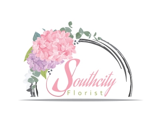 Southcity Florist logo design by zubi
