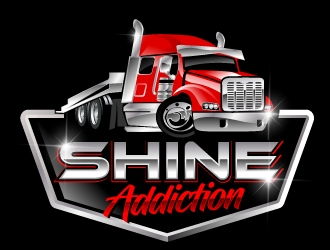 SHINE ADDICTION logo design by jaize