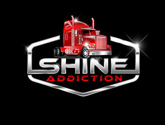 SHINE ADDICTION logo design by 3Dlogos