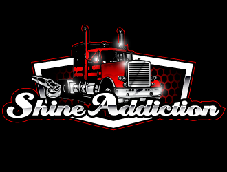SHINE ADDICTION logo design by PRN123