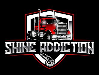SHINE ADDICTION logo design by PRN123