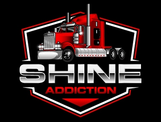 SHINE ADDICTION logo design by ORPiXELSTUDIOS