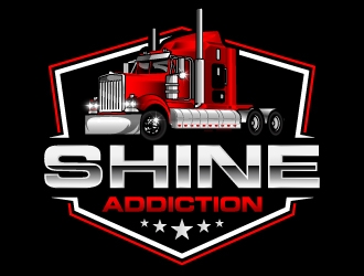 SHINE ADDICTION logo design by ORPiXELSTUDIOS