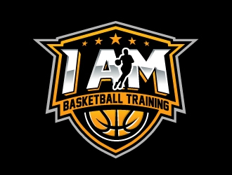 I AM Basketball Training  logo design by ORPiXELSTUDIOS