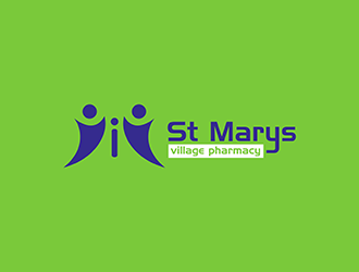 ST MARYS VILLAGE PHARMACY logo design by checx