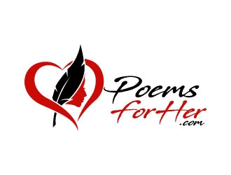 PoemsForHer.com logo design by jaize