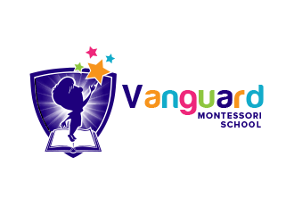 Vanguard Montessori School  logo design by BeDesign