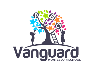 Vanguard Montessori School  logo design by THOR_