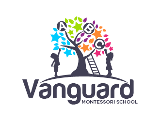 Vanguard Montessori School  logo design by THOR_
