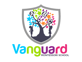 Vanguard Montessori School  logo design by THOR_