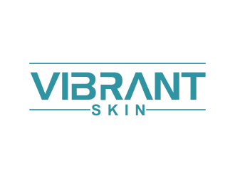 Vibrant Skin logo design by giphone