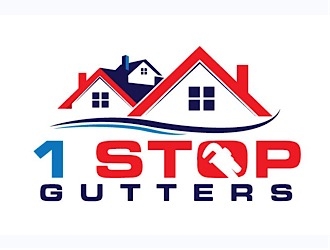 1 Stop Gutters logo design by shere