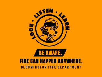 National Fire Prevention Week / Bloomington, Minnesota Fire Department logo design by fillintheblack