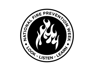 National Fire Prevention Week / Bloomington, Minnesota Fire Department logo design by maseru
