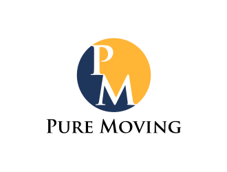 Pure Moving  logo design by rief