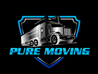 Pure Moving  logo design by tec343