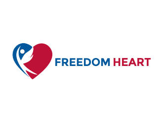 FREEDOM HEART logo design by aldesign