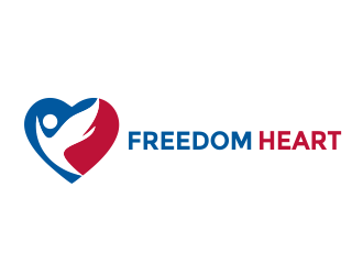 FREEDOM HEART logo design by aldesign