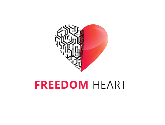 FREEDOM HEART logo design by AnuragYadav
