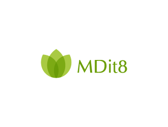 MDit8   logo design by pencilhand