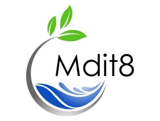 MDit8   logo design by jetzu
