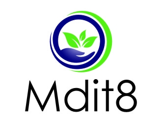 MDit8   logo design by jetzu