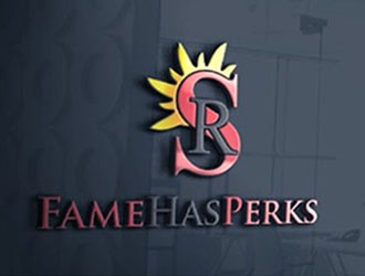 SR Fame Has Perks logo design by ManishKoli