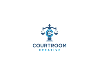 Courtroom Creative logo design by CreativeKiller