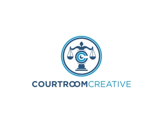 Courtroom Creative logo design by CreativeKiller