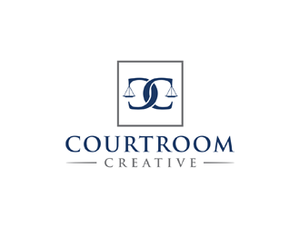 Courtroom Creative logo design by ndaru